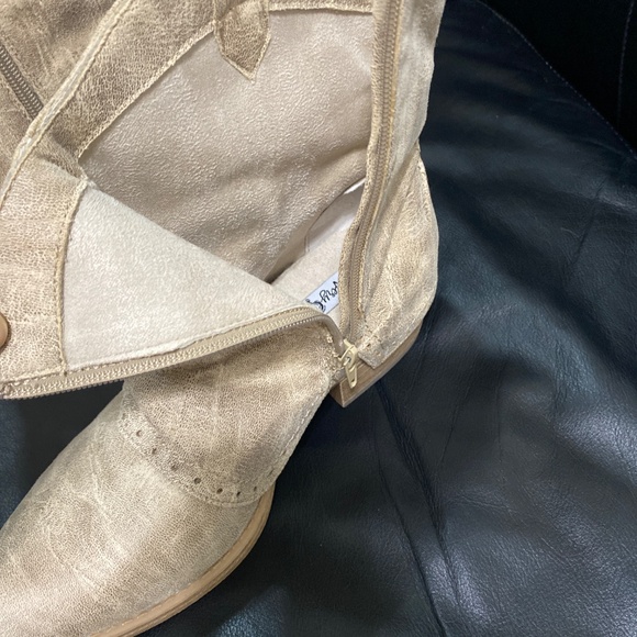 Very G don boots womens ankle boots zip up side heeled pointed toe boots 8.5 - Picture 10 of 12